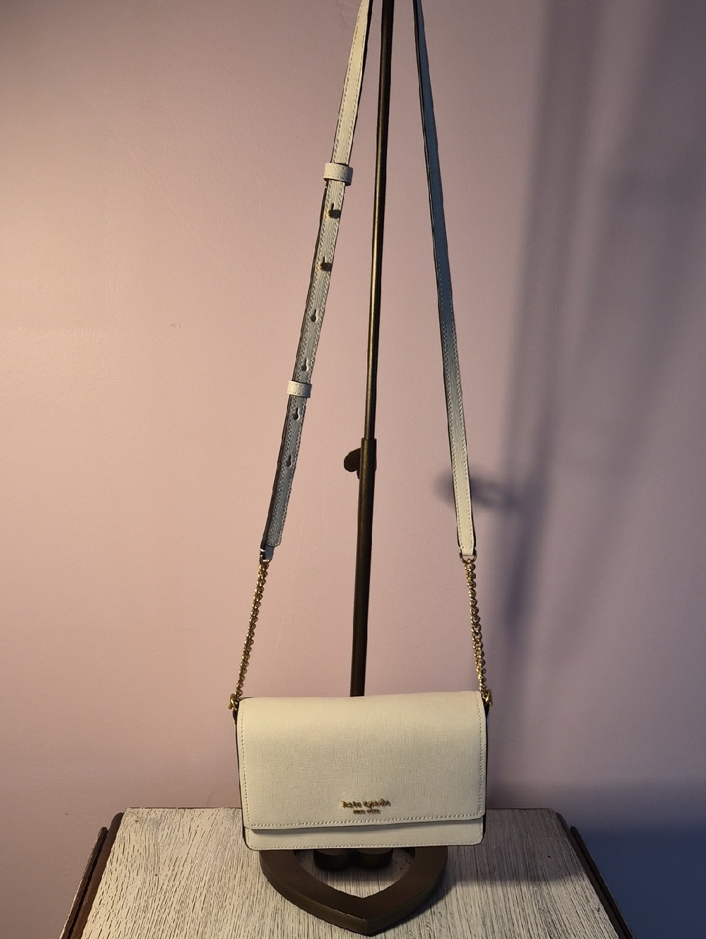 Kate Spade White Leather Crossbody